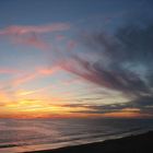 atardecer en la playa de Rota