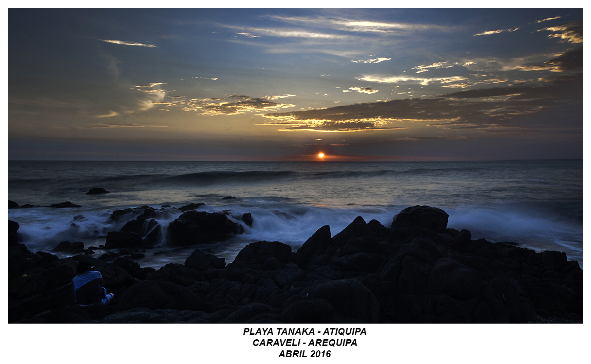 Atardecer en la playa