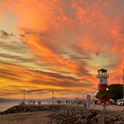 Atardecer en la Punta de Puntarenas,