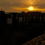 Atardecer en la terraza de Lola..