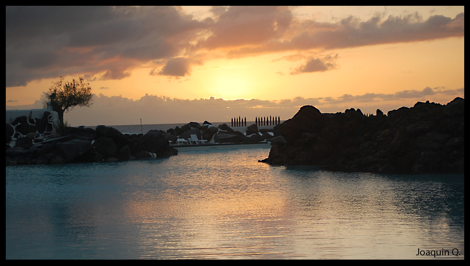 Atardecer en Lago Martianez - Pto. de la Cruz - Tenerife