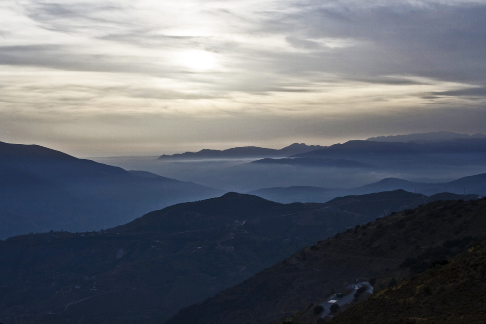 Atardecer en Las Alpujarras (Granada)