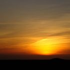 Atardecer en las costas del norte del Perú.