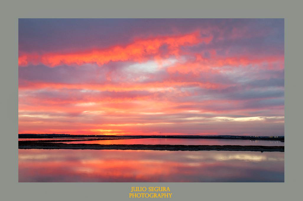 Atardecer en las Marismas.