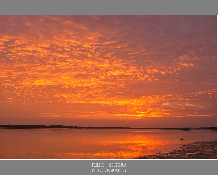 Atardecer en las Marismas de Huelva