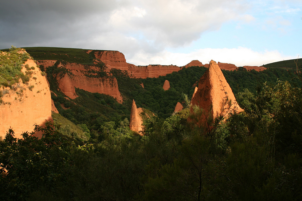 Atardecer en las Médulas