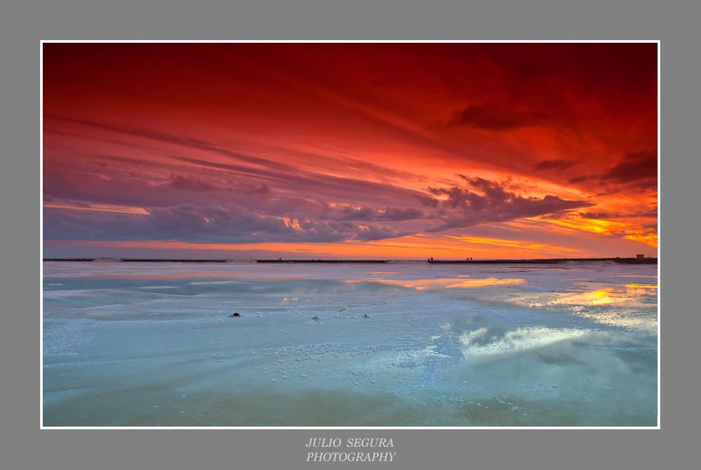 Atardecer en las Salinas. 2012