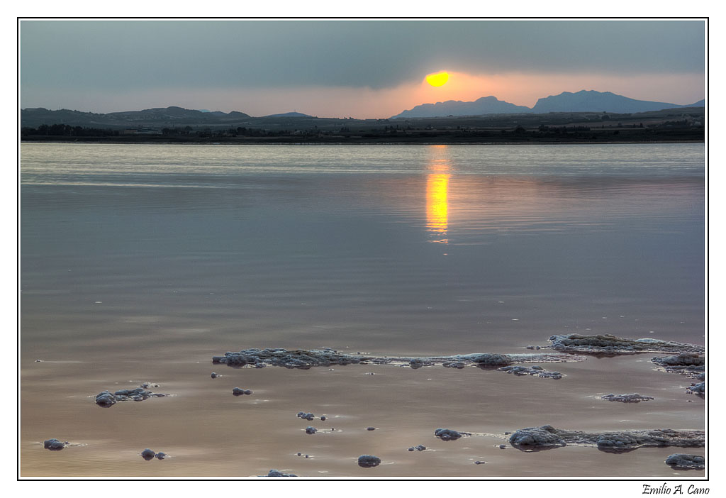 Atardecer en las Salinas de Torrevieja