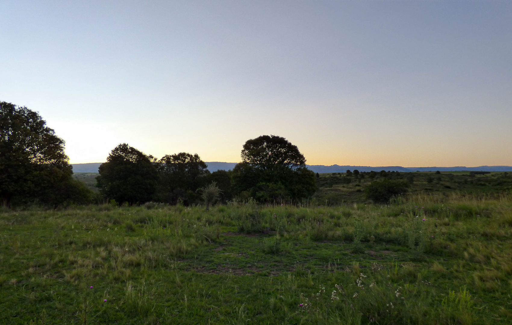 Atardecer en las sierras