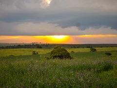 Atardecer en las sierras de Córdoba, Argentina