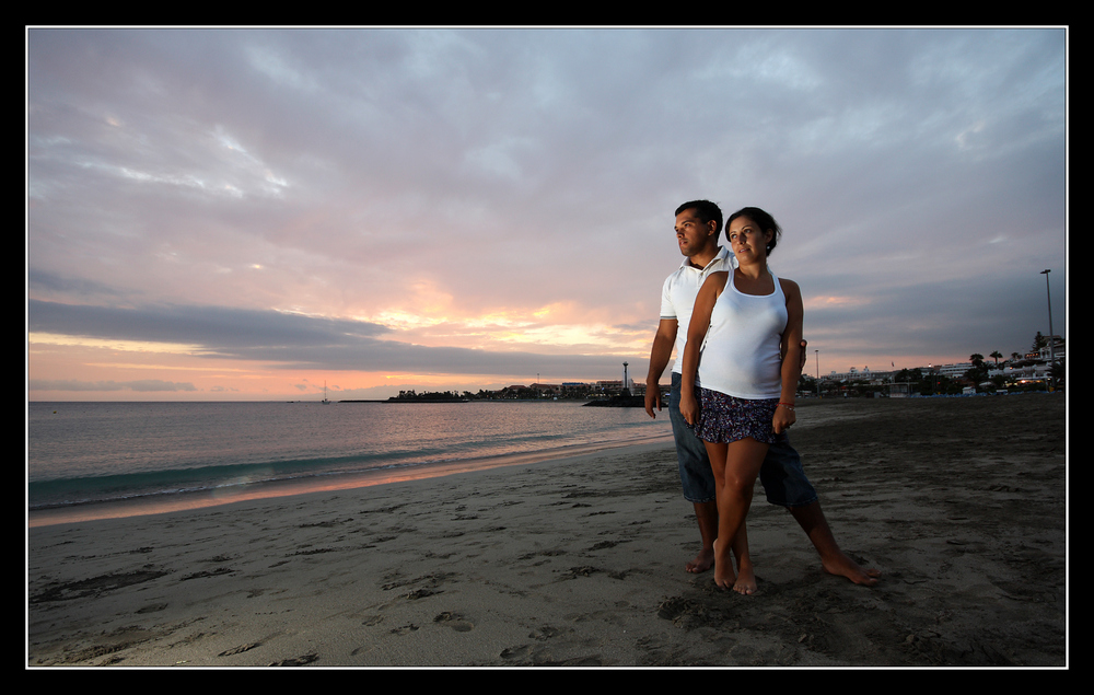 Atardecer en las vistas.