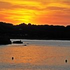 Atardecer en L´Escala (Girona).