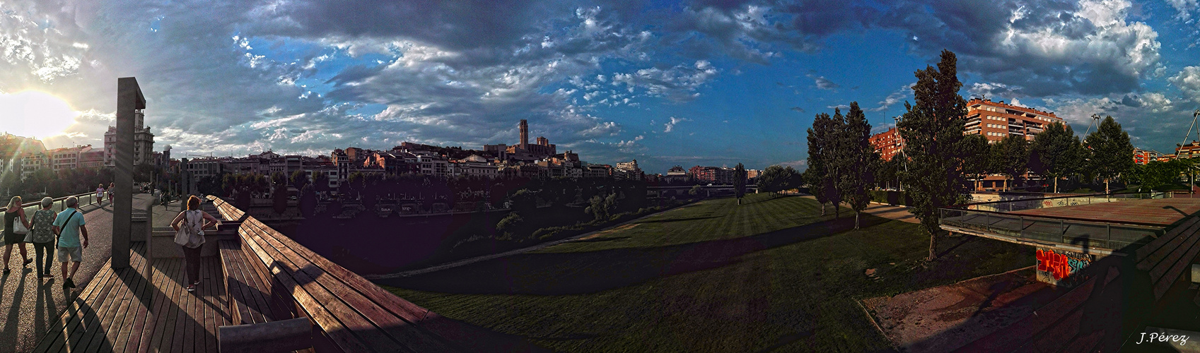 Atardecer en Lleida