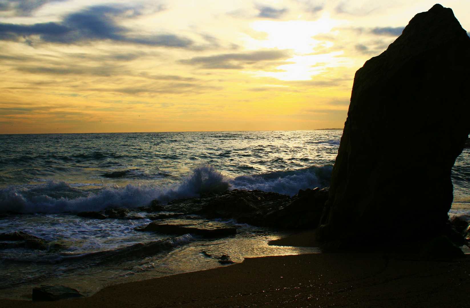 atardecer en lloret