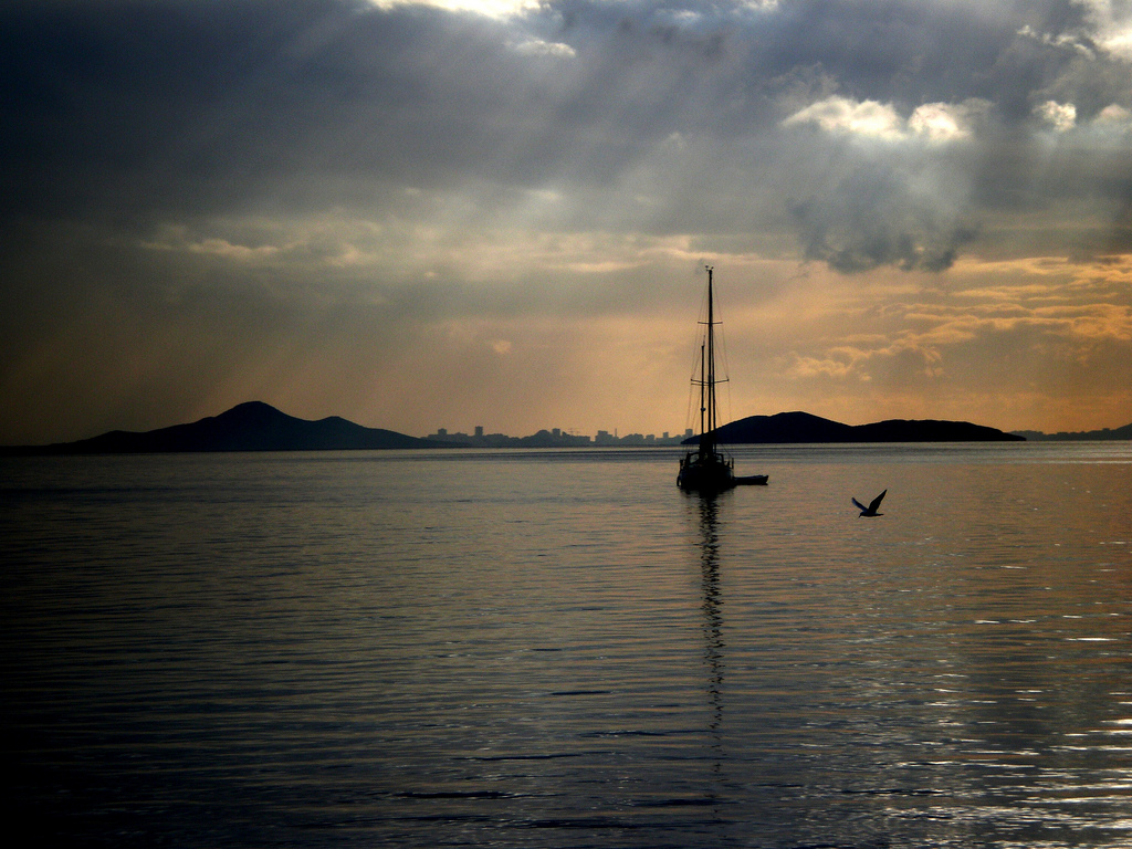 Atardecer en Los Alcazares (Murcia)