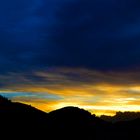 Atardecer en los contextos de Cochabamba