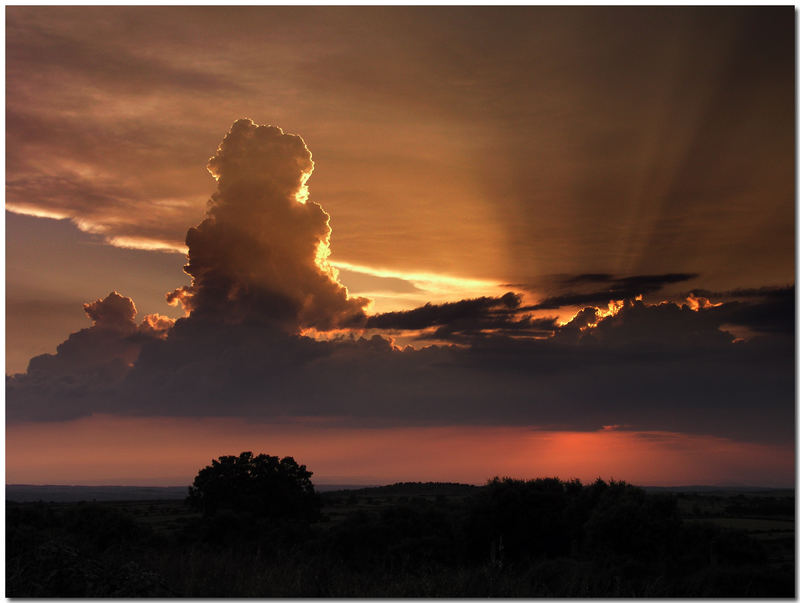 Atardecer en Lumbrales (Salamanca) 2