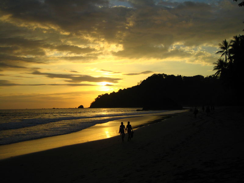 Atardecer en Manuel Antonio