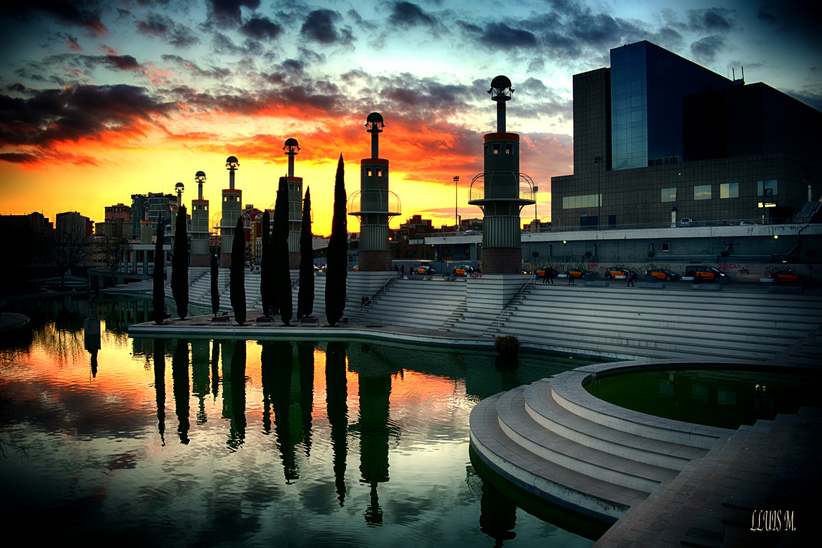 ATARDECER EN MI BARRIO (SANTS)