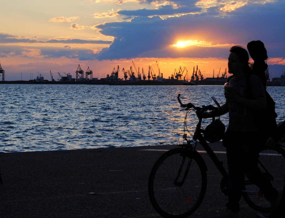 Atardecer en mi ciudad Thessaloniki Grecia