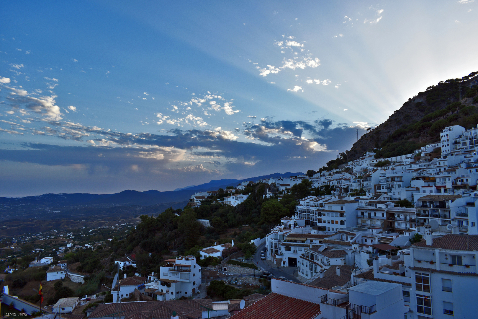 Atardecer en Mijas