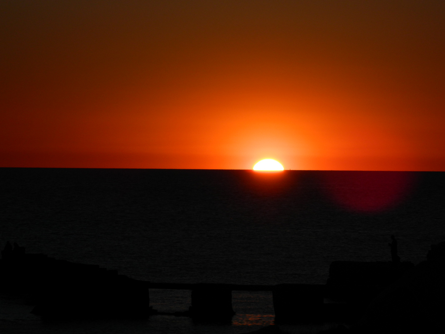 Atardecer en Montevideo