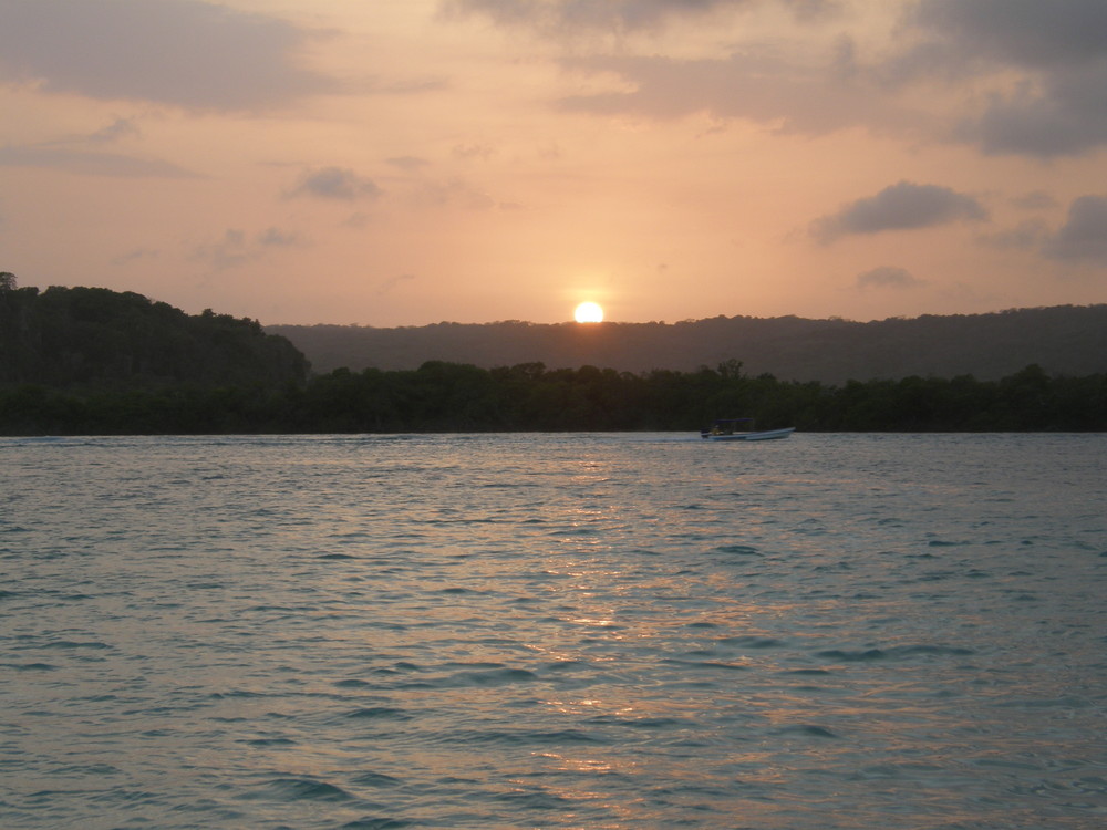 atardecer en Morrocoy , Venezuela