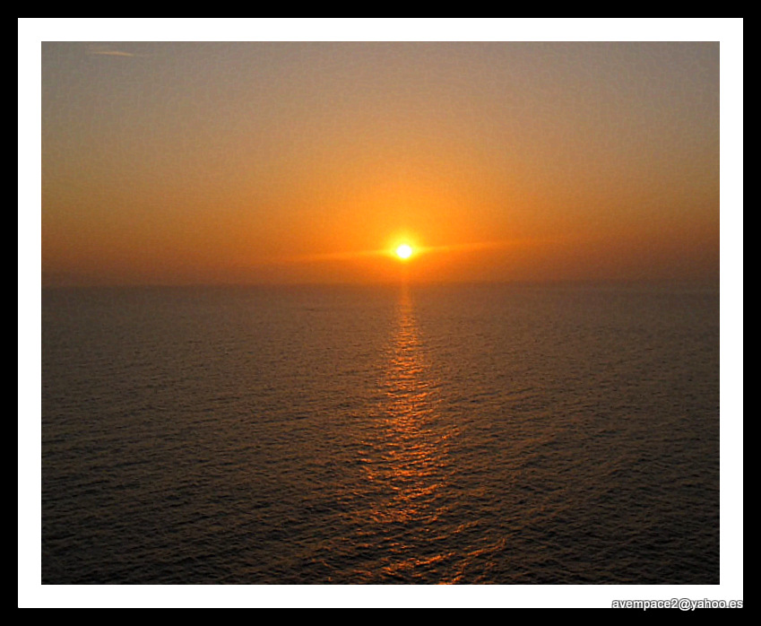 atardecer en mykonos