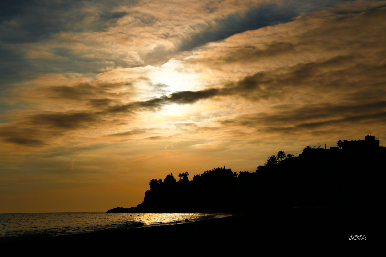 ATARDECER EN NERJA