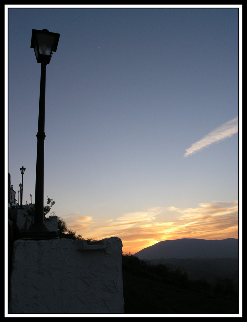 Atardecer en Olvera (Cádiz)