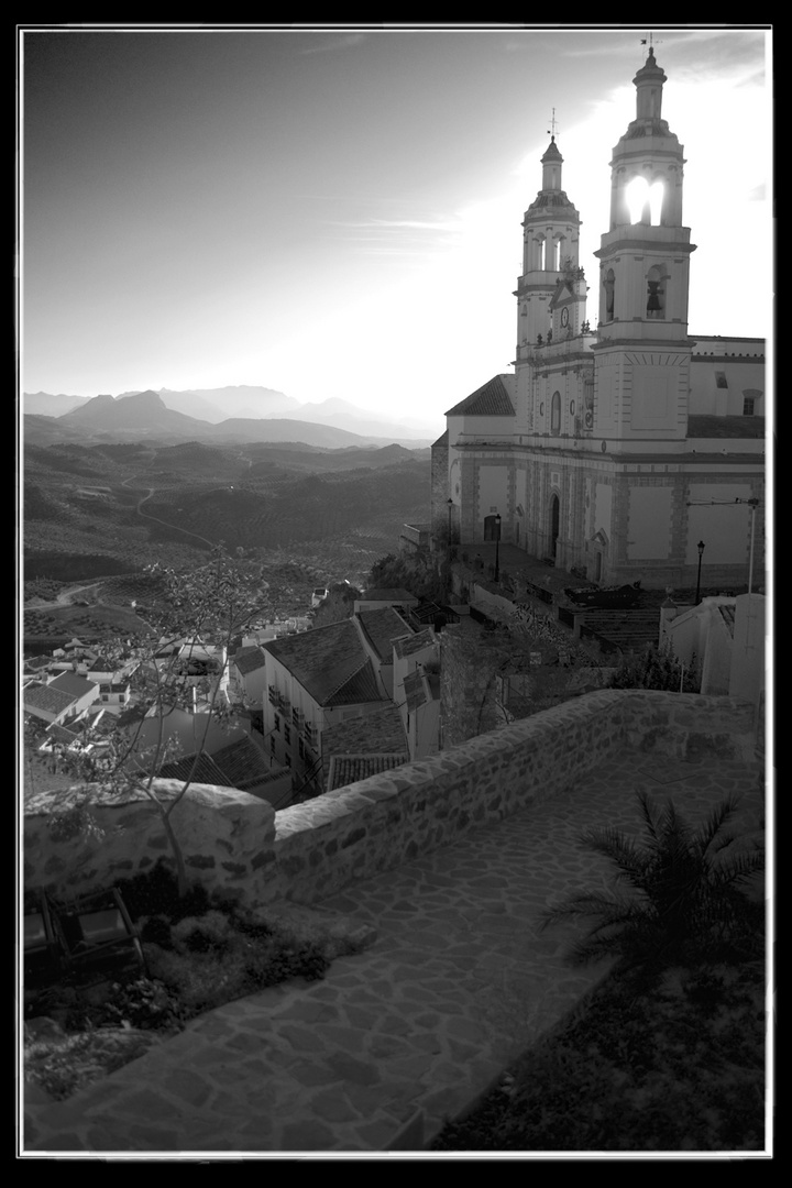 Atardecer en Olvera