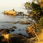 atardecer en otoño . Biarritz