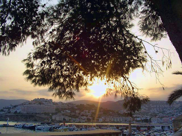 atardecer en Peñiscola