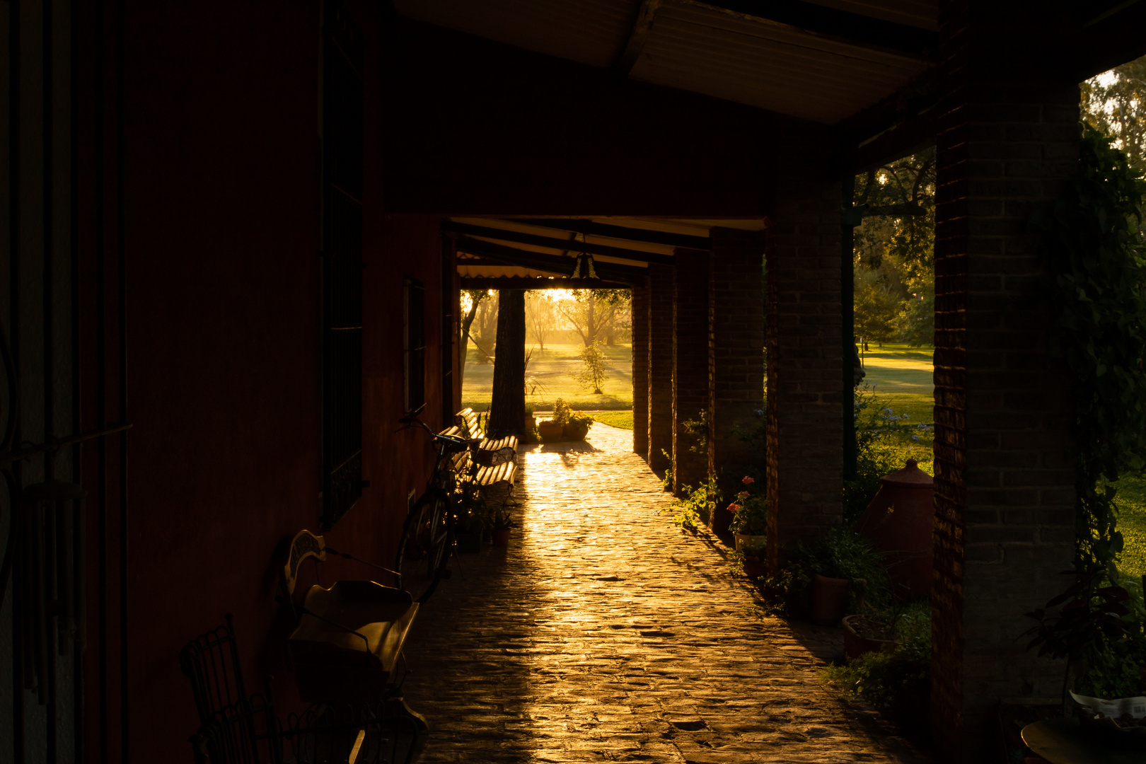 Atardecer en perspectiva