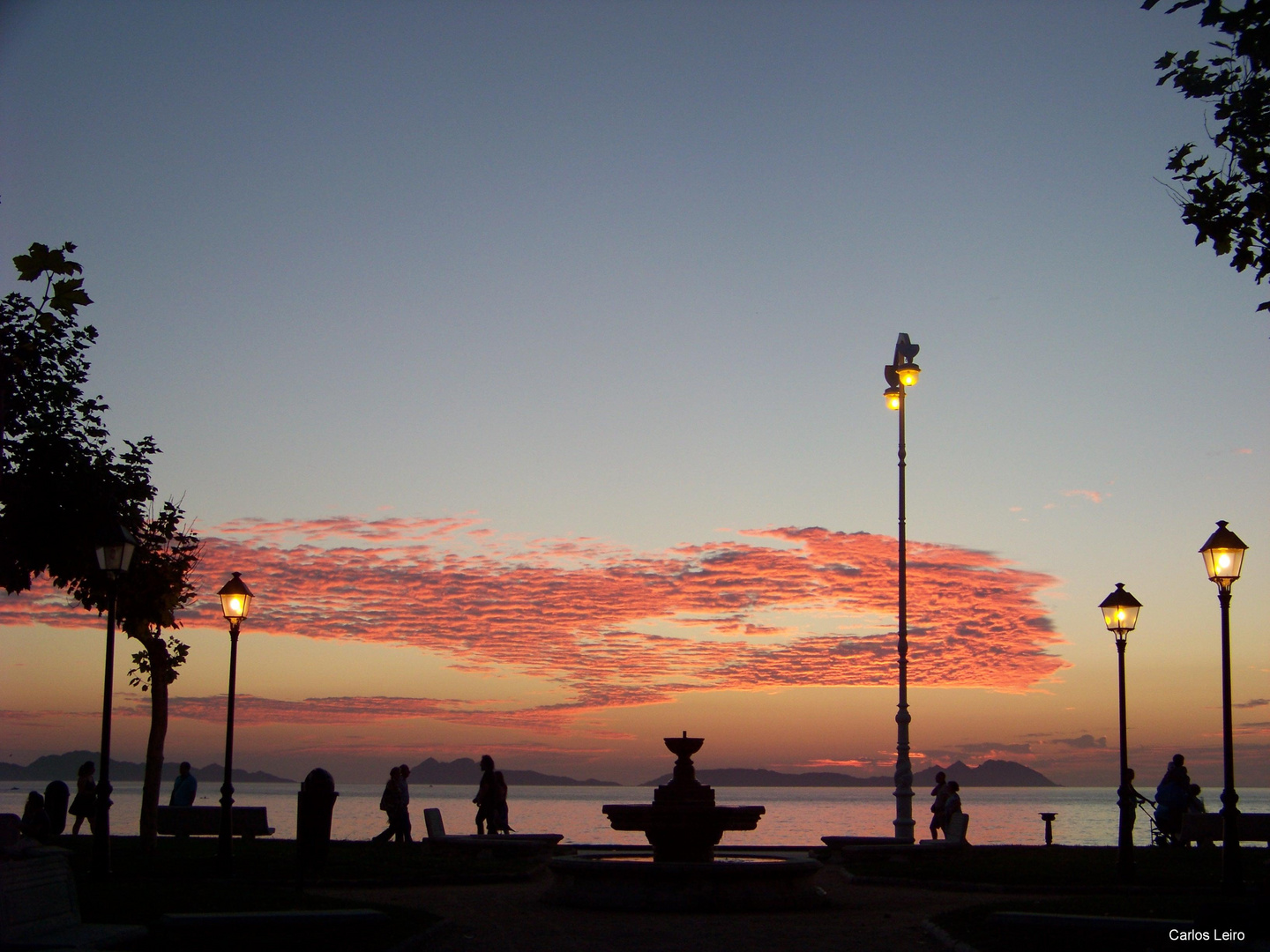 Atardecer en Playa de samil