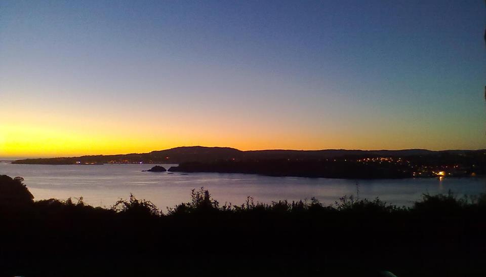 ATARDECER EN PONTEDEUME ( A CORUÑA)