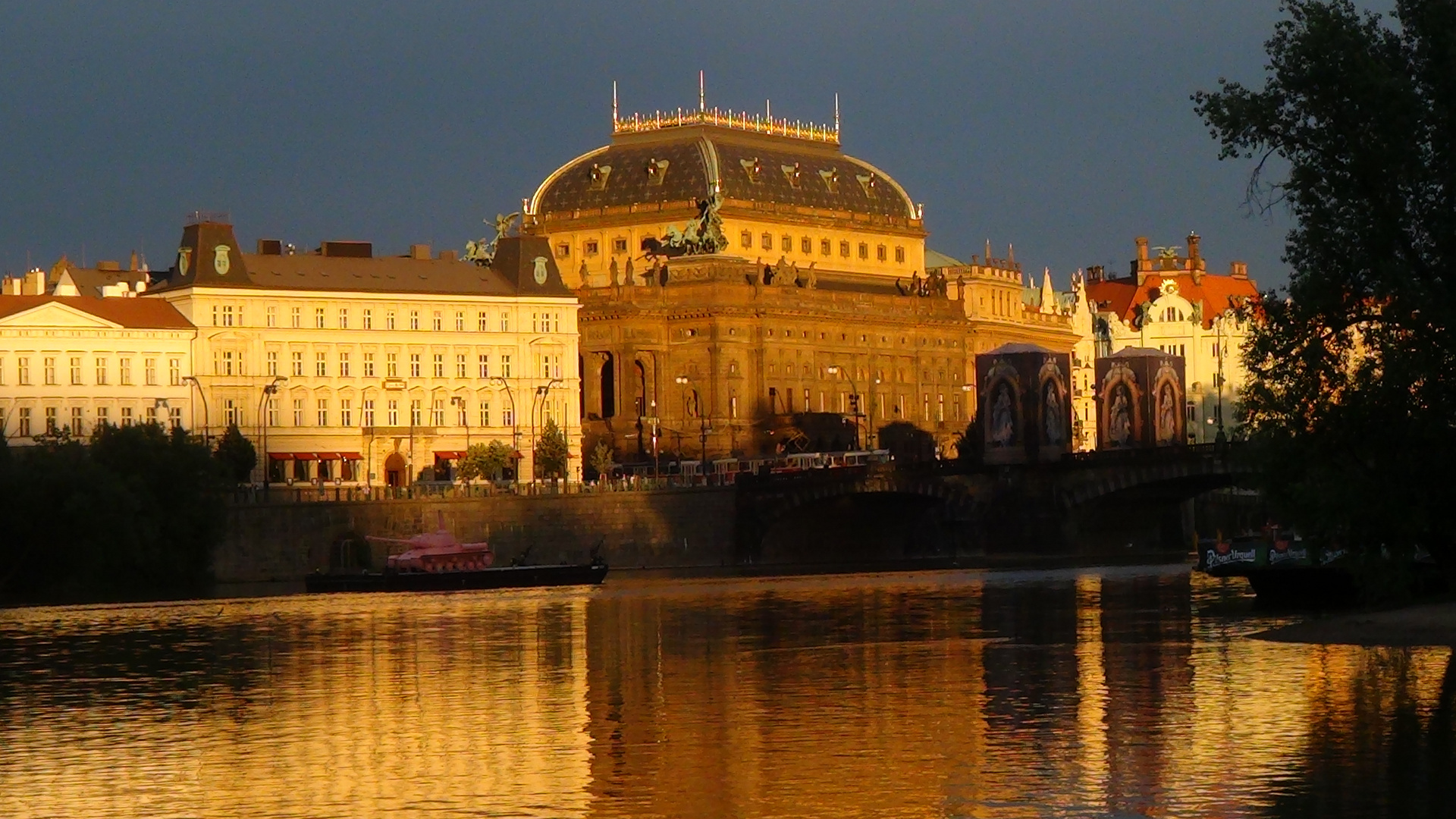 Atardecer en Praga