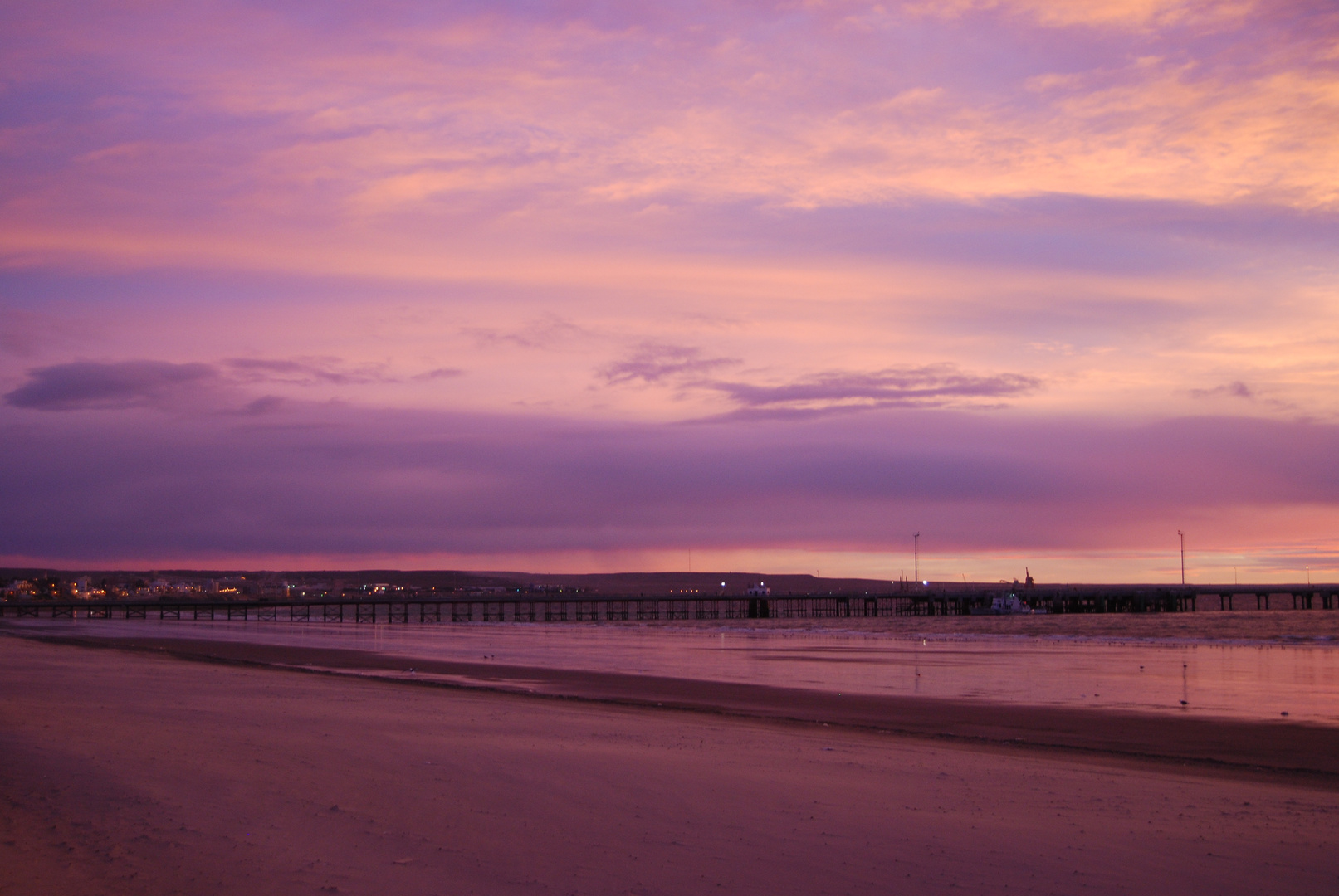 Atardecer en Puerto Madryn