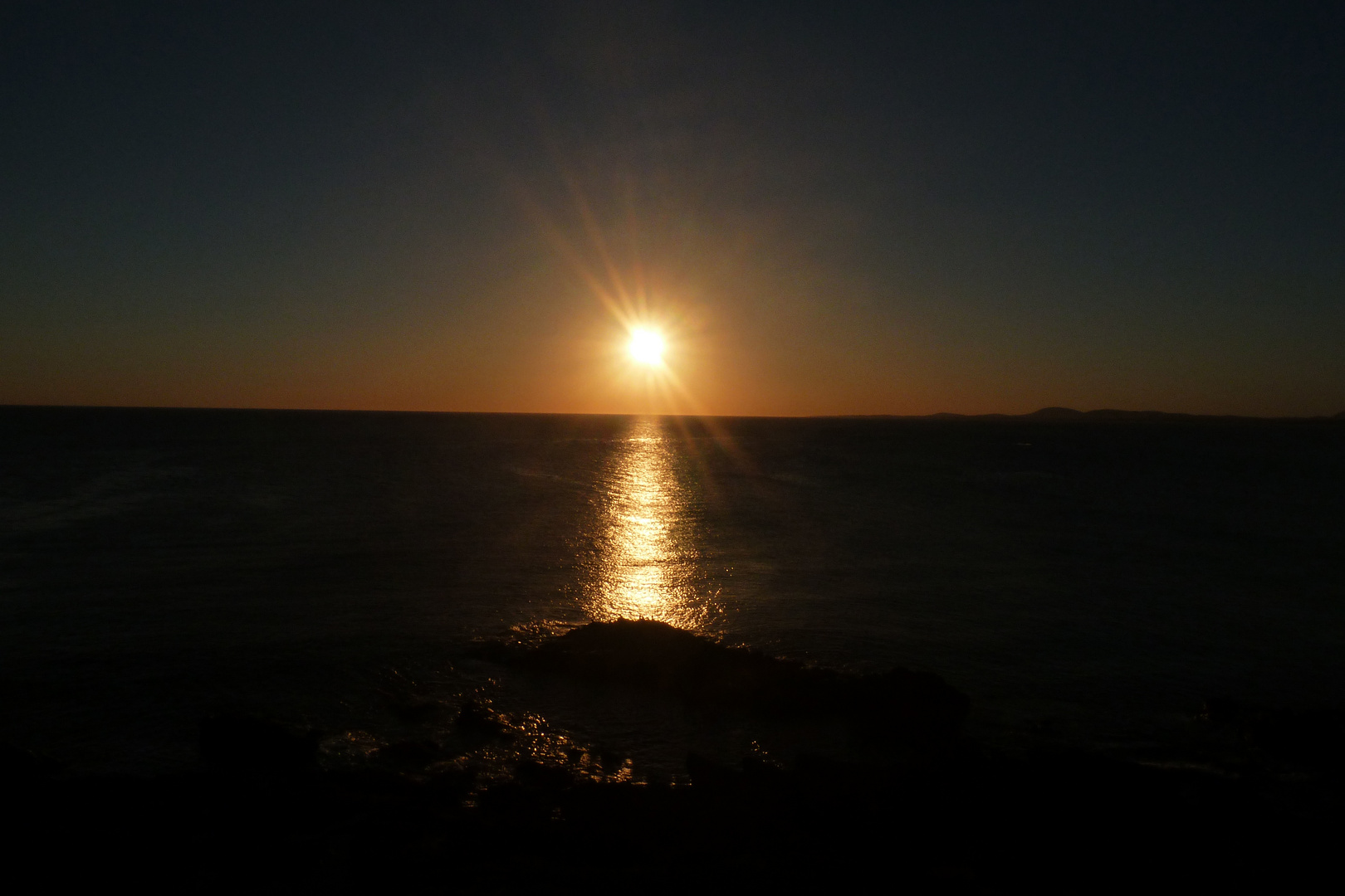 Atardecer en Punta Ballena.