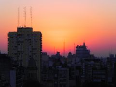 Atardecer en Rosario.