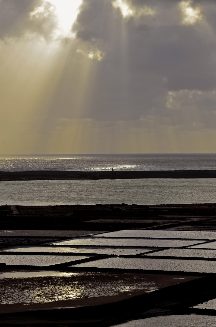 Atardecer en Salinas de Janubio -Lanzarote-