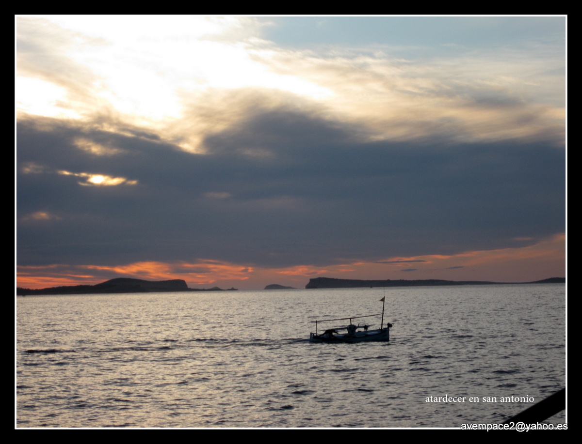 atardecer en san antonio ibiza