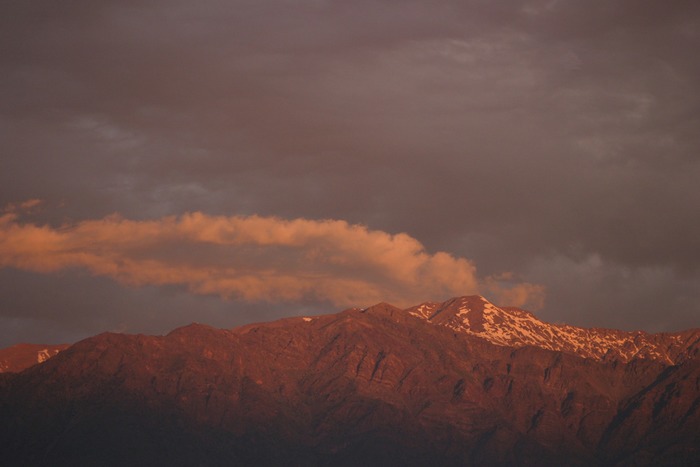 Atardecer en Santiago de Chile