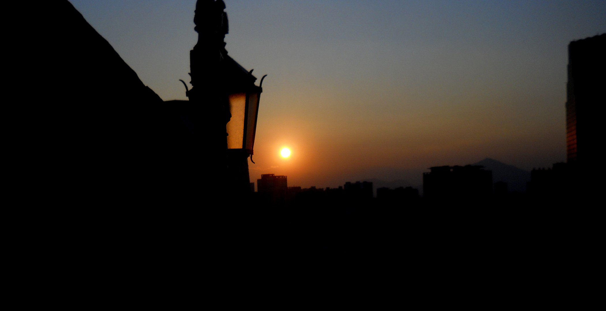 Atardecer en Santiago de Chile