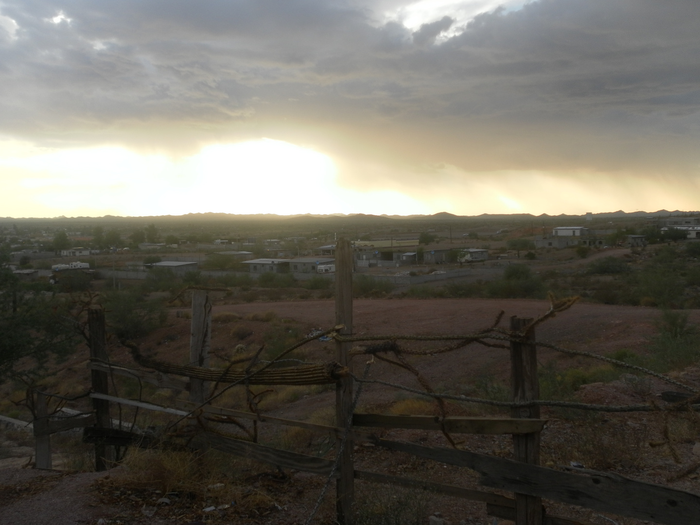 atardecer en sonora, mexico