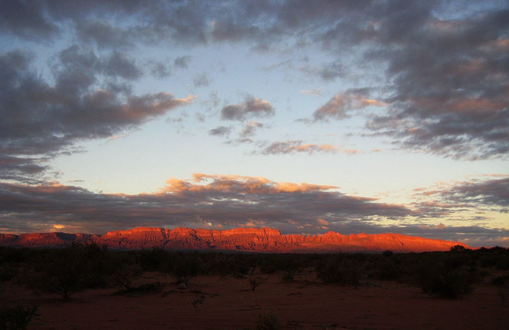 Atardecer en Talampaya