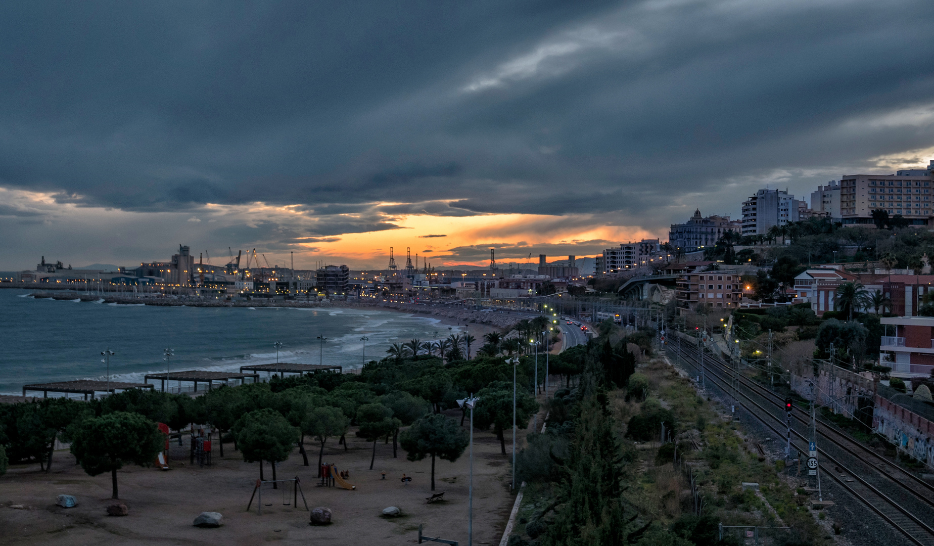 Atardecer en Tarragona