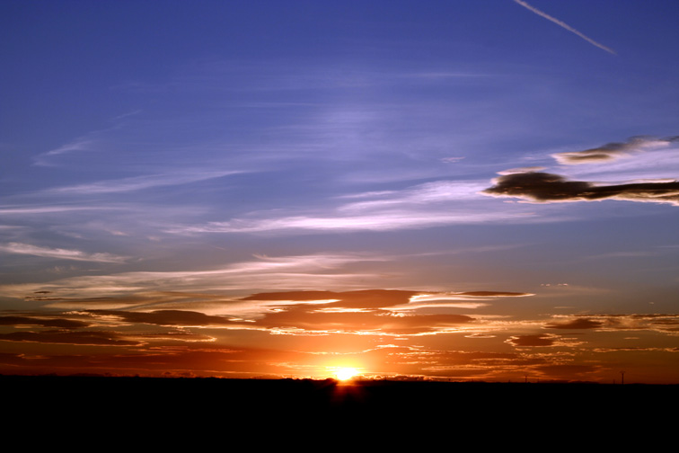 Atardecer en Tierra de Campos