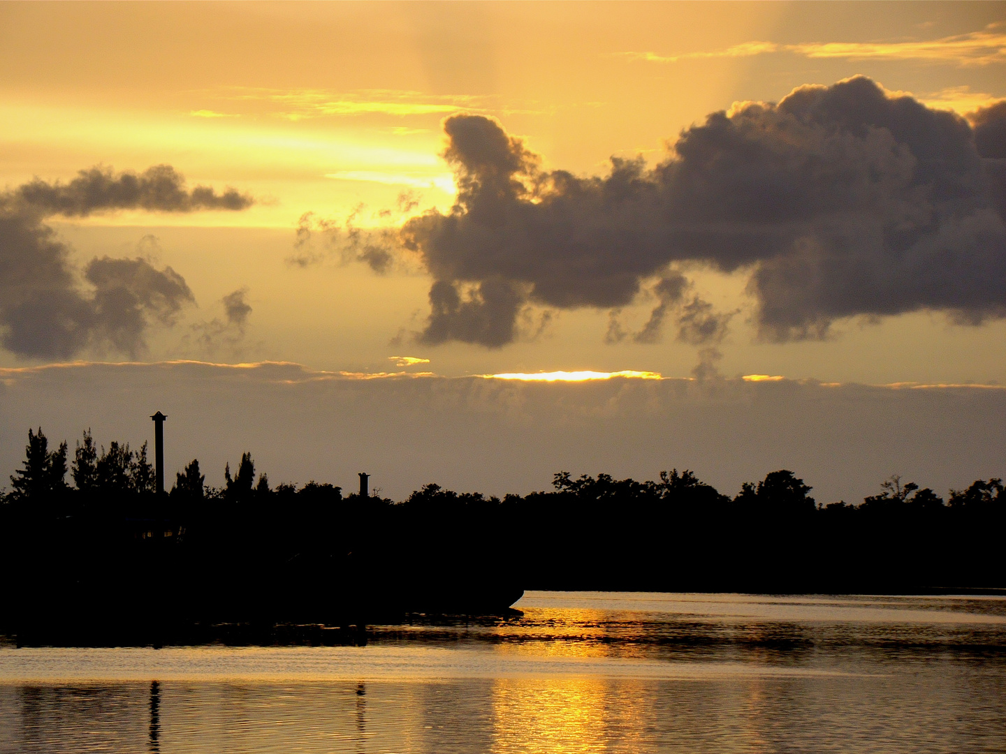 Atardecer en Utila , Honduras