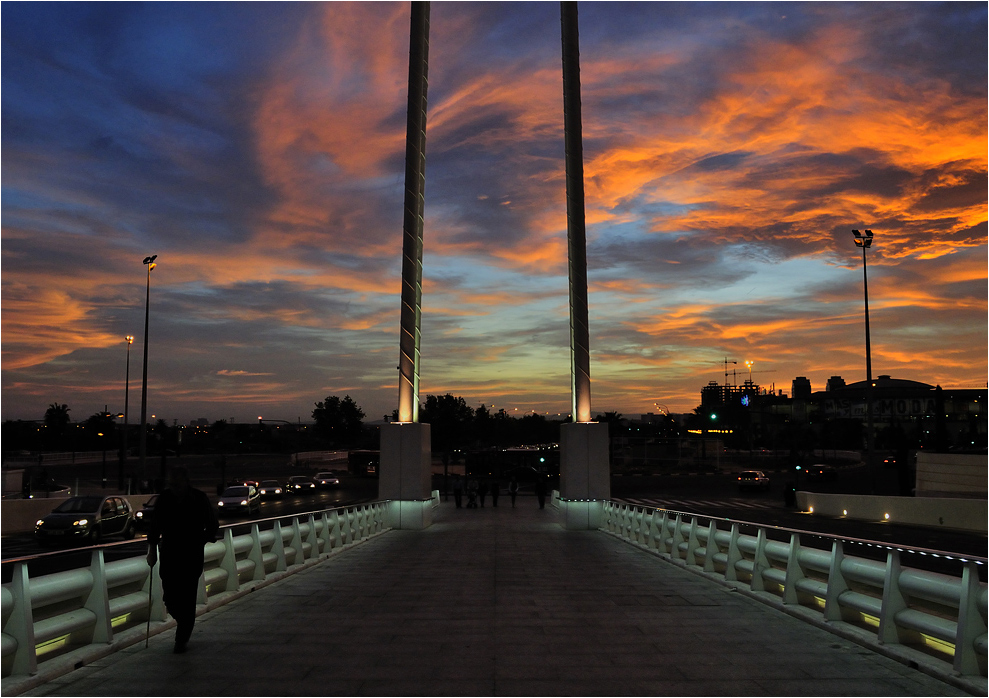 Atardecer en Valencia